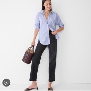 J. Crew Curvy 90s classic straight jean in
Charcoal wash